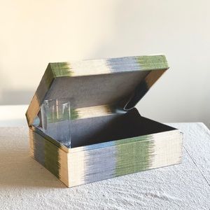 NEW Woven lidded rattan box Made Goods